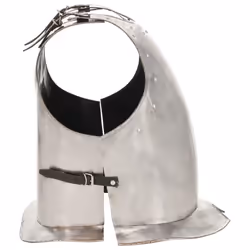 vidaXL Medieval Knight Body Armour Cuirass Replica LARP Silver Steel Replica