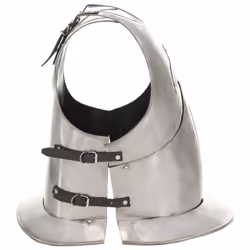 vidaXL Medieval Knight Body Armour Cuirass Replica LARP Silver Steel Replica