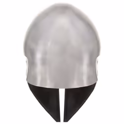 vidaXL Greek Medieval Knight Helmet LARP Replica Silver Steel Armour Weapon
