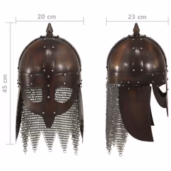 vidaXL Helmet Antique Replica LARP Steel Cosplay Multi Colours Multi Models - model 5