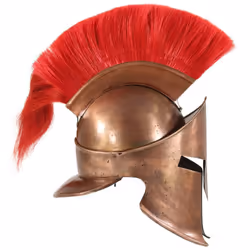 vidaXL Greek Medieval Knight Helmet LARP Replica Copper Steel Armour Weapon