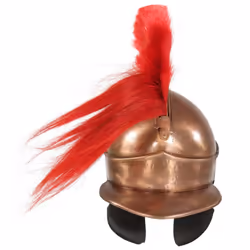 vidaXL Greek Medieval Knight Helmet LARP Replica Copper Steel Armour Weapon