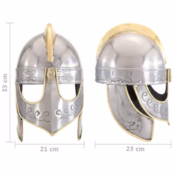vidaXL Helmet Antique Replica LARP Steel Cosplay Multi Colours Multi Models - model 14