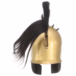 vidaXL Greek Medieval Knight Helmet LARP Replica Brass Steel Armour Weapon