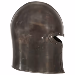 vidaXL Medieval Knight Helmet Antique Replica LARP Silver Steel Armour Weapon