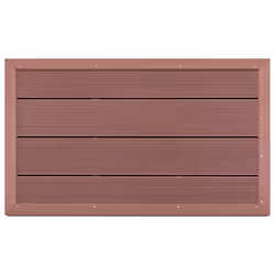 vidaXL Floor Element for Solar Shower WPC Board 101x63x55cm Brown Doormat - Additional view 2