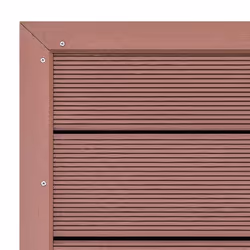 vidaXL Floor Element for Solar Shower WPC Board 101x63x55cm Brown Doormat - Additional view 3