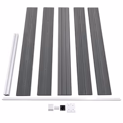 vidaXL Garden Fence WPC Grey Patio Wooden Panel Wall Barriers Edge Border Set - Additional view 5
