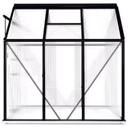 vidaXL Anthracite Aluminium Greenhouse