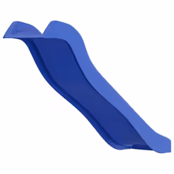 vidaXL Play Slide Blue 175x38x23 cm Polypropylene garden play equipment