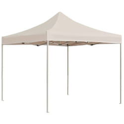 vidaXL Professional Folding Party Tent Aluminium Cream Gazebo Outdoor Canopy