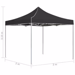 vidaXL Professional Folding Party Tent Aluminium Anthracite Outdoor Canopy - Additional view 6