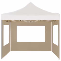 vidaXL Professional Folding Party Tent Multi Colours with Walls/without Walls - cream