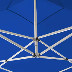 vidaXL Professional Folding Party Tent with Walls Aluminium Blue Marquee