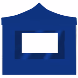 vidaXL Professional Folding Party Tent with Walls Aluminium Blue Marquee - Additional view 4