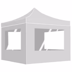vidaXL Professional Folding Party Tent Multi Colours with Walls/without Walls - white