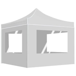 vidaXL Professional Folding Party Tent Multi Colours with Walls/without Walls - white