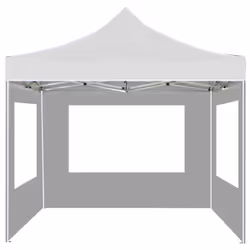 vidaXL Professional Folding Party Tent Multi Colours with Walls/without Walls - white