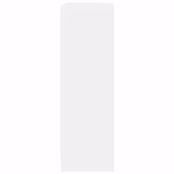 vidaXL Book Cabinet Display Rack Bookshelf Storage Shelf Rack Engineered Wood - white - Additional view 4