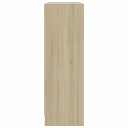 vidaXL Book Cabinet Display Rack Bookshelf Storage Shelf Rack Engineered Wood - sonoma oak - Additional view 4