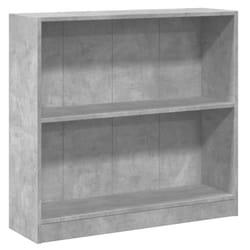 vidaXL Book Cabinet Engineered Wood Concrete Grey Bookshelf Storage Cabinet