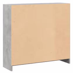 vidaXL Book Cabinet Engineered Wood Concrete Grey Bookshelf Storage Cabinet - Additional view 6