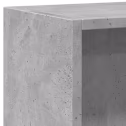 vidaXL Book Cabinet Engineered Wood Concrete Grey Bookshelf Storage Cabinet - Additional view 7