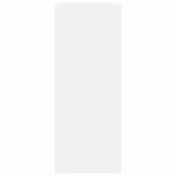 vidaXL 2-Tier Book Cabinet White 40x30x76.5 cm Engineered Wood bookshelf - Additional view 4