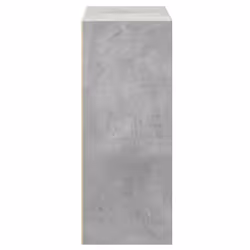 vidaXL 2-Tier Book Cabinet Concrete Grey Engineered Wood Storage Highboard - Additional view 5