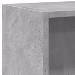 vidaXL 2-Tier Book Cabinet Concrete Grey Engineered Wood Storage Highboard - Additional view 7