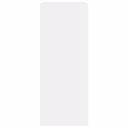 vidaXL 2-Tier Book Cabinet White 60x30x76.5 cm Engineered Wood bookshelf - Additional view 4