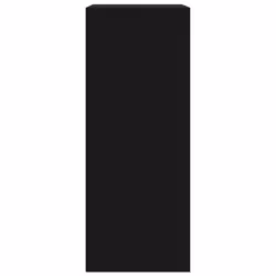vidaXL 2-Tier Book Cabinet Black 60x30x76.5 cm Engineered Wood bookshelf - Additional view 4