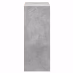 vidaXL 2-Tier Book Cabinet Concrete Grey Engineered Wood Storage Highboard - Additional view 5