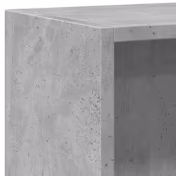 vidaXL 2-Tier Book Cabinet Concrete Grey Engineered Wood Storage Highboard - Additional view 7