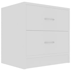 VidaXL 801035 nightstand/bedside table White