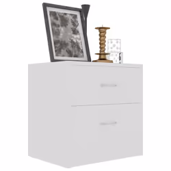 VidaXL 801035 nightstand/bedside table White