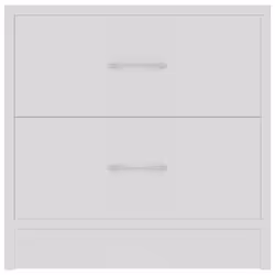 VidaXL 801035 nightstand/bedside table White - Additional view 4