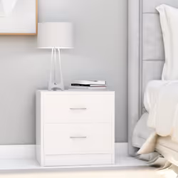 VidaXL 801036, White, Wood, 400 mm, 300 mm, 400 mm, 2 pc(s)