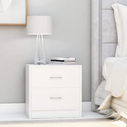 VidaXL 801036 nightstand/bedside table White