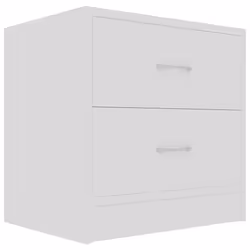 VidaXL 801036 nightstand/bedside table White