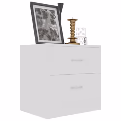VidaXL 801036 nightstand/bedside table White
