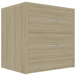 VidaXL 801041 nightstand/bedside table Oak