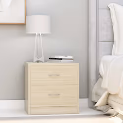 VidaXL 801041 nightstand/bedside table Oak