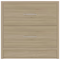 VidaXL 801041 nightstand/bedside table Oak - Additional view 4