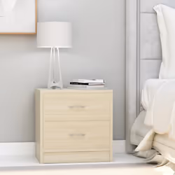VidaXL 801042 nightstand/bedside table Oak - Additional view 2