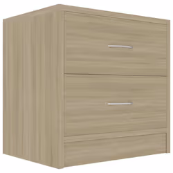 VidaXL 801042 nightstand/bedside table Oak - Additional view 3