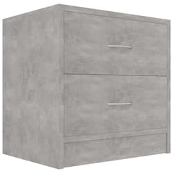 VidaXL 801043 nightstand/bedside table Concrete colour