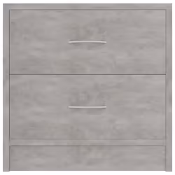 VidaXL 801043 nightstand/bedside table Concrete colour - Additional view 4