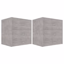 VidaXL 801044, Concrete colour, Wood, 400 mm, 300 mm, 400 mm, 2 pc(s)