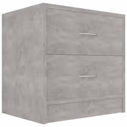 VidaXL 801044 nightstand/bedside table Concrete colour
